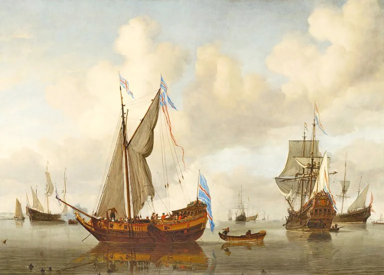 HMY MARY, The First Royal Yacht, 1660 — J. Russell Jinishian Gallery